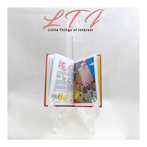 Libro de cocina BETTY CROCKER NAVIDAD escala 1:4 ilustrado legible libro en miniatura - Imagen 7 de 9