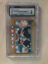 2008 Topps Update Gold, #UH124, Evan Longoria/Alex Rodriguez, Mint 9, 0597/2008