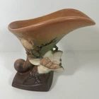 Roseville Pottery Magnolia Terra Cotta Cornucopia 184-6”