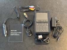 Satlink WS-6906 Misuratore di Segnale Satellitare Digitale MAI USATO Completo