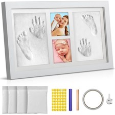 Baby Hand  Footprint Kit - Nursery Memory Art Frames, 1200 Grams of Clay - Best