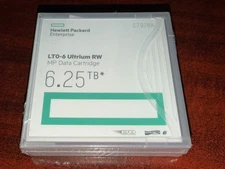 HP C7976A LTO-6 Ultrium RW MP Data Cartridge 6.25TB C7976-60000 *NEW/SEALED*