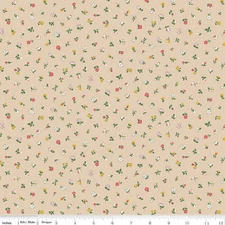 1/4 Yard Liberty Fabrics Flower Shop Newland Sprigs C Quilt Cotton