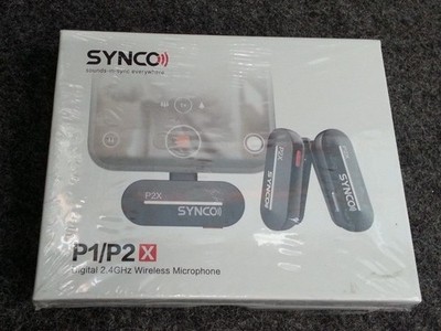 SYNCO P2XL P1/P2X Digital 2.4GHz Wireless Lavalier Microphone For iPhone 14 Etc