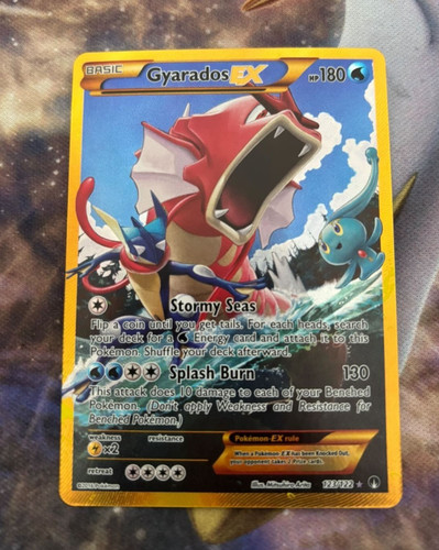 Pokémon TCG - Gyarados EX - 123/122 XY Breakpoint 2016 Secret Holo Rare DMG