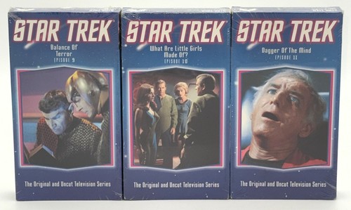 11 Star Trek 1966 The Original & Uncut Television TV Series VHS * New & Sealed - Picture 2 of 11