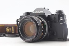 CLA'd MINT Canon AE-1 Black SLR Film Camera fd 50m f1.4 ssc s.s.s.c From JAPAN