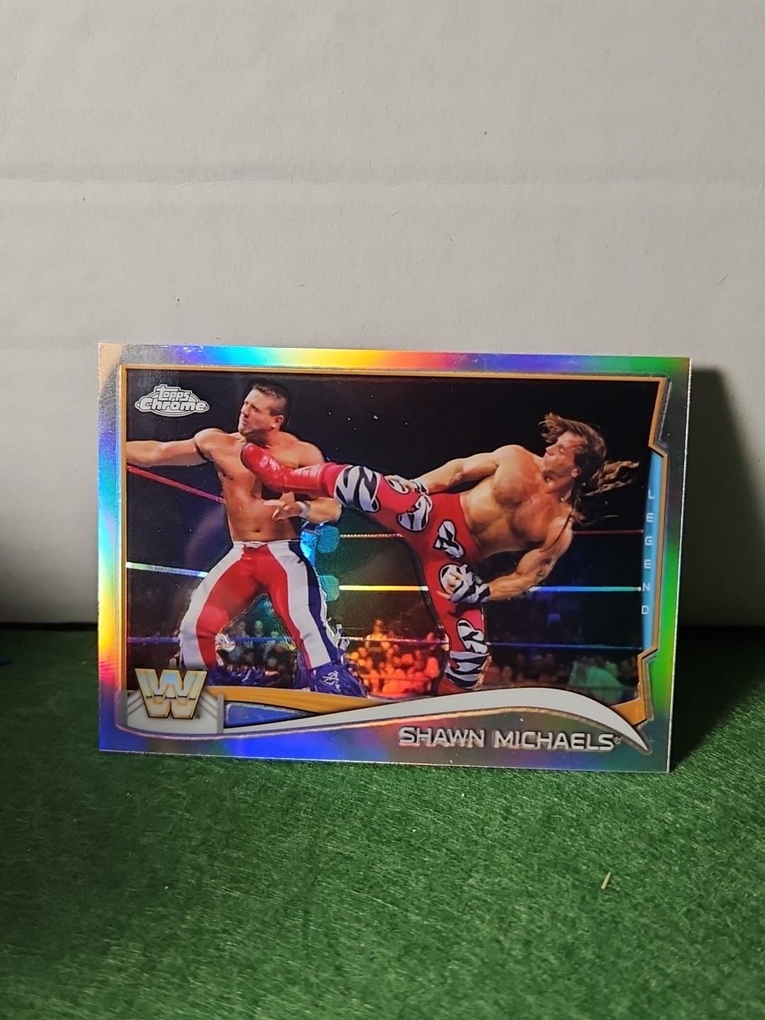 2014 WWE Topps Chrome Shawn Michaels Refractor