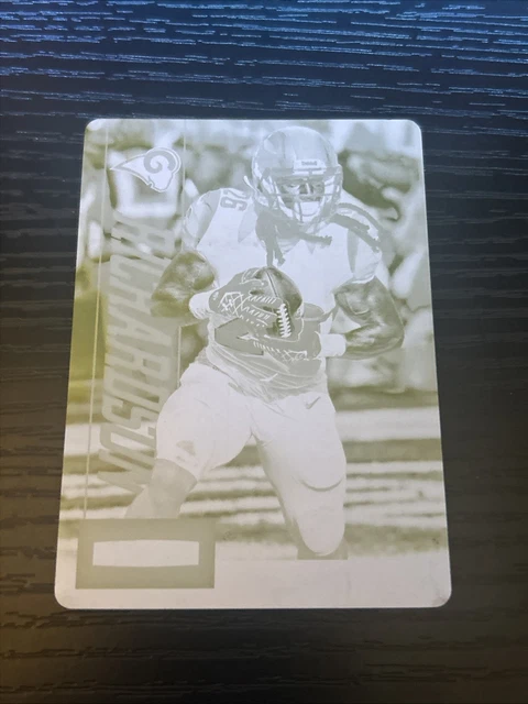 2013 Panini Rookies And Stars Yellow Printing Plate Daryl Richardson 1/1 SSP