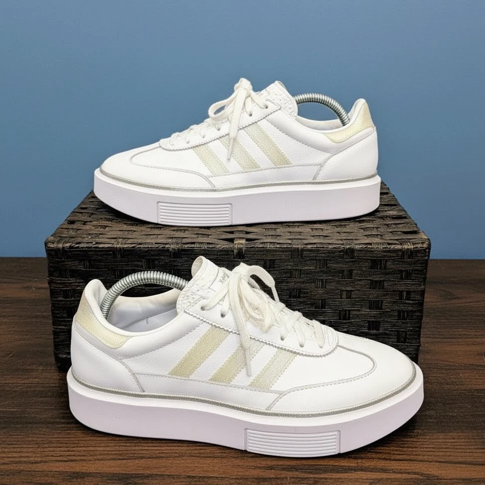 Adidas Super Sleek 72 White Glitter W for sale | eBay