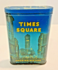 Antique Times Square Pocket Tobacco Tin