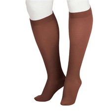Juzo Soft 15-20 mmHg Knee High, Short, 15-20mmHg Size: V Chocolate 