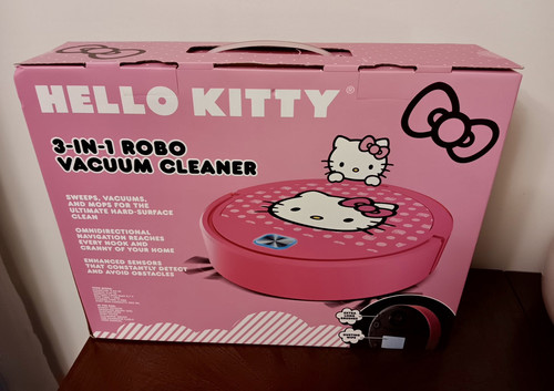 NEU🎀Hello Kitty Pink 3-in-1 Robo Staubsauger 🧹Kawaii Sanrio Personal Maid🐱 - Bild 2 von 6