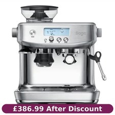 Image of Sage The Barista Pro SES878BSS Coffee Espresso Machine Brushed Stainless Steel-