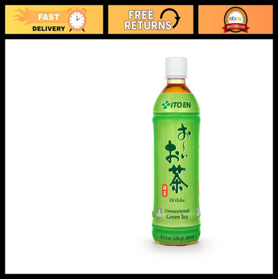 Unsweetened Green Tea, Oi Ocha, 16.9 oz Bottles, Pack of 12 - Refreshing Beverag