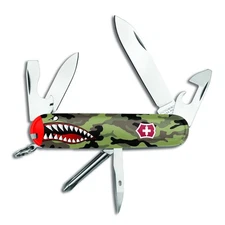Victorinox Swiss Army CAMO SHARKS MOUTH TINKER Knife Knives Multi Tool