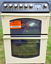 Cream Hotpoint Double Oven Electric Cooker (60cm - CH60ETC)