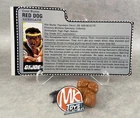 1987 GI JOE 3.75” - RED DOG (V1 / S5) - ACCESSORIES & FILECARD