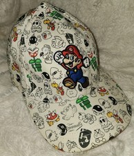 2003 Super Mario Hat Nintendo One Size Fits Most Ballcap-Pre-Owned