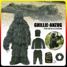 3D Ghillie Suit Dschungel Tarnanzug Camouflage Kleidung Jagd Sniper Tarnfarbe