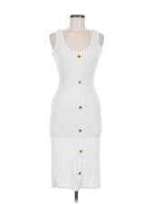 PrettyLittleThing Women White Casual Dress 8