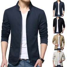 Cappotto cappotto uomo comodo moda elegante giacca blazer business slim fit
