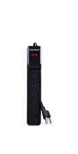 CyberPower CSB6012 Essential Surge Protector, 1200J/125V, 6 Outlets, 12ft Power
