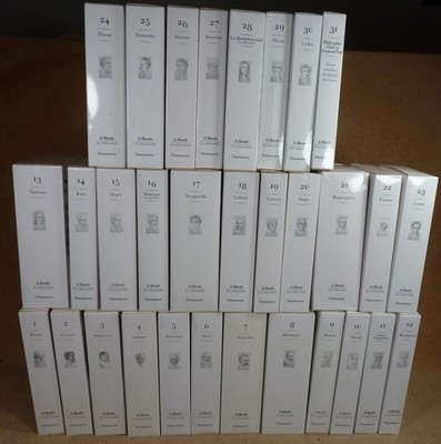 LE MONDE DE LA PHILOSOPHIE KOMPLETTE SAMMLUNG 31 BÄNDE FLAMMARION 2008