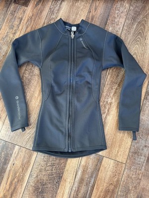 Sharkskin Titanium 2 Women's Front Zip Long Sleeve Top NWT US 00