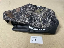 Honda Foreman Rancher TRX Seat Cover Camo and Black Color Seat Cover (TN)