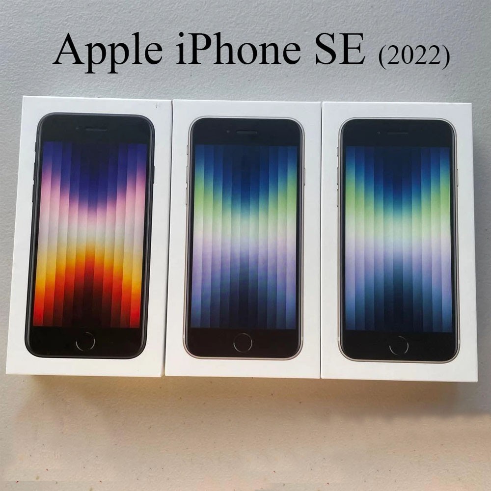 New Sealed Apple iPhone SE 3rd Gen (2022) 5G - 128GB/256GB - Factory Unlocked