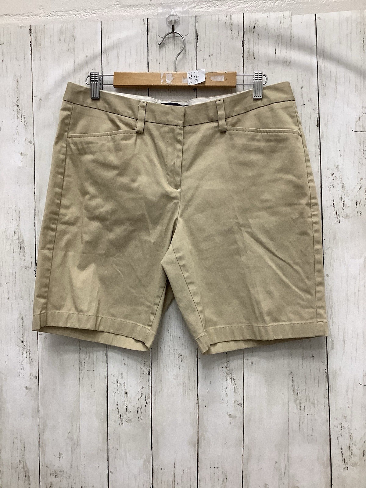Lands' End Women's Petite Stretch Chino Bermuda Shorts - Classic Khaki