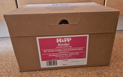 1 Karton Hipp Sondennahrung Huhn Kürbis Süßkartoffel 12x500ml MHD 06/2026