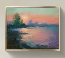 Original Impressionist Painting on 14x11 inch Canvas - Signed by the Artist