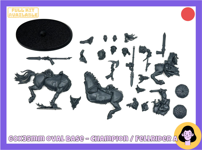 Darkoath Fellriders CHAMPION FELLRIDER A Slaves to Darkness Age of Sigmar