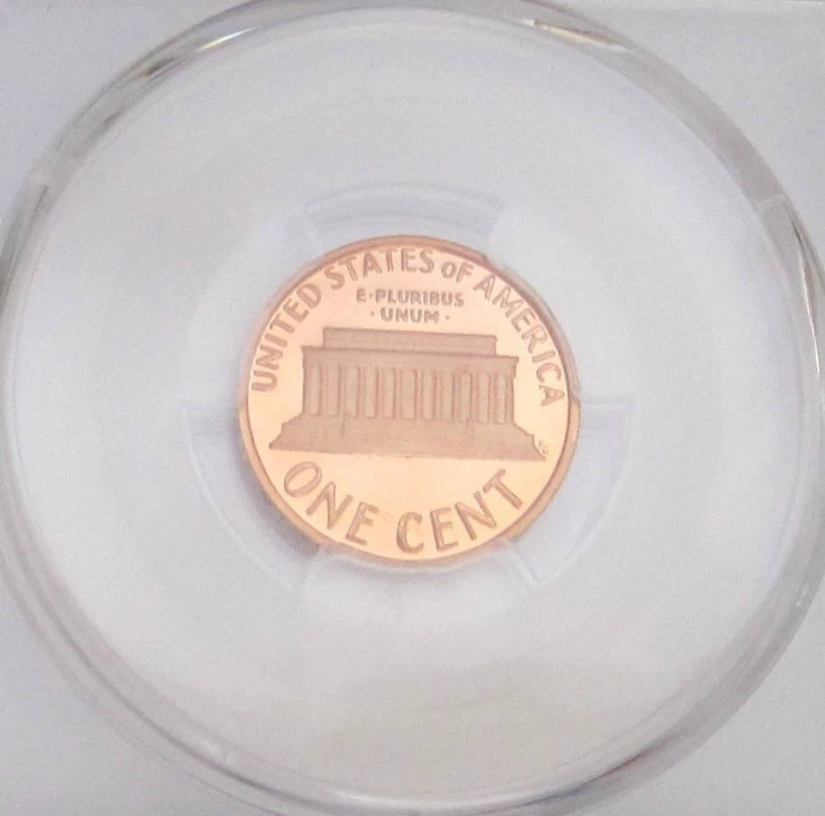 1986-S Lincoln Memorial 1c PCGS PR70 RED DEEP CAMEO = TOP GRADE Rare & Scarce - Image 4 of 4