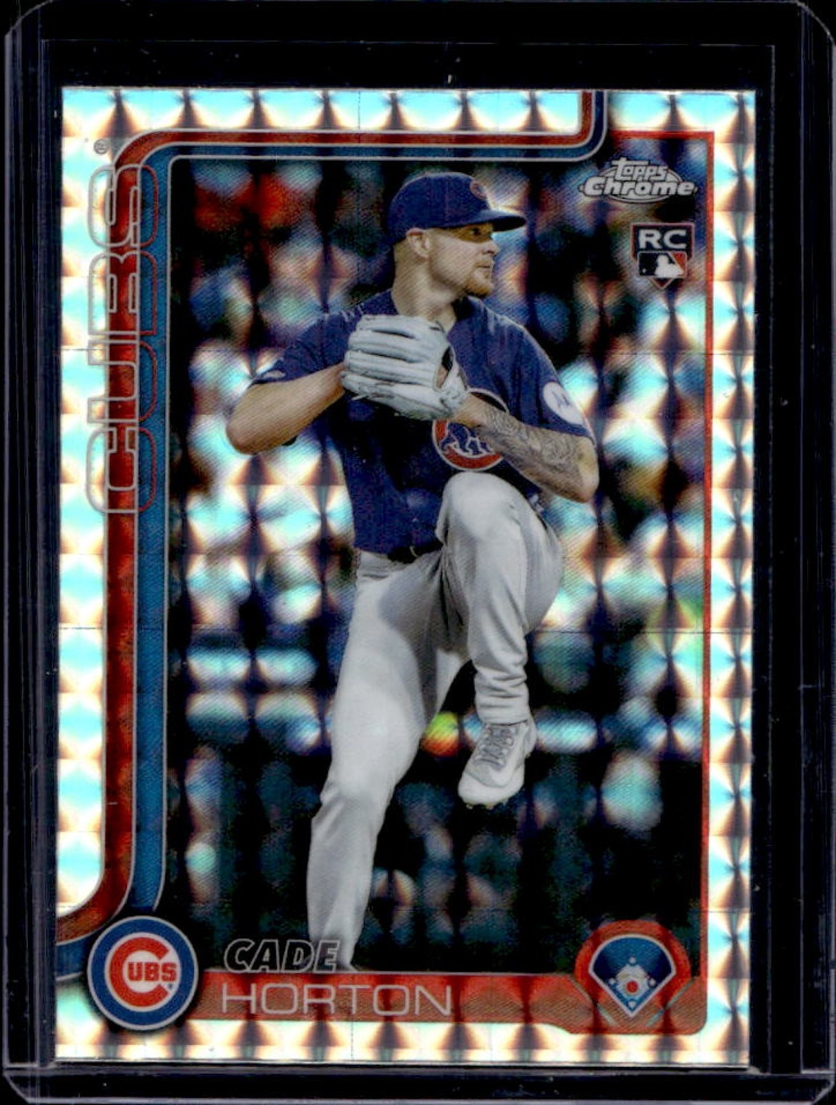 2025 Topps Chrome Update Cade Horton RC Geometric Refractor Rookie #USC63 Cubs