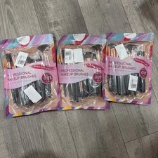 A Lot Of 3 Professional Makeup Brush Sets 48 Piece New Sealed Cosmetic Brush Kit