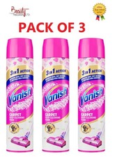 Carpet Cleaner Foam 600ml – Powerful Stain Remover Spray, Pack of 3