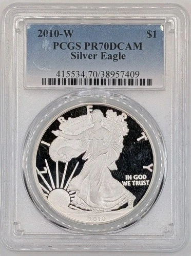 2010-W American Silver Proof Eagle PCGS PR70DCAM