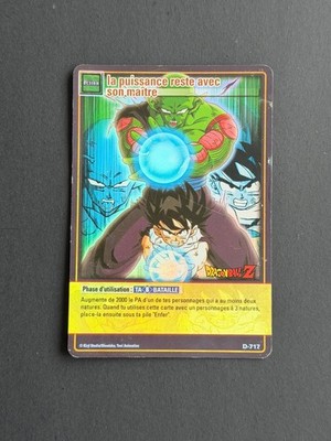 Dragon Ball Z - Card Game Toei - D-717 Power Remains with Master - 1989