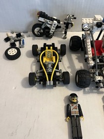 6 Vintage TECHNIC Vehicle & Minifigure Set # 8223 8230 8816 8207 8233 8239 Lot