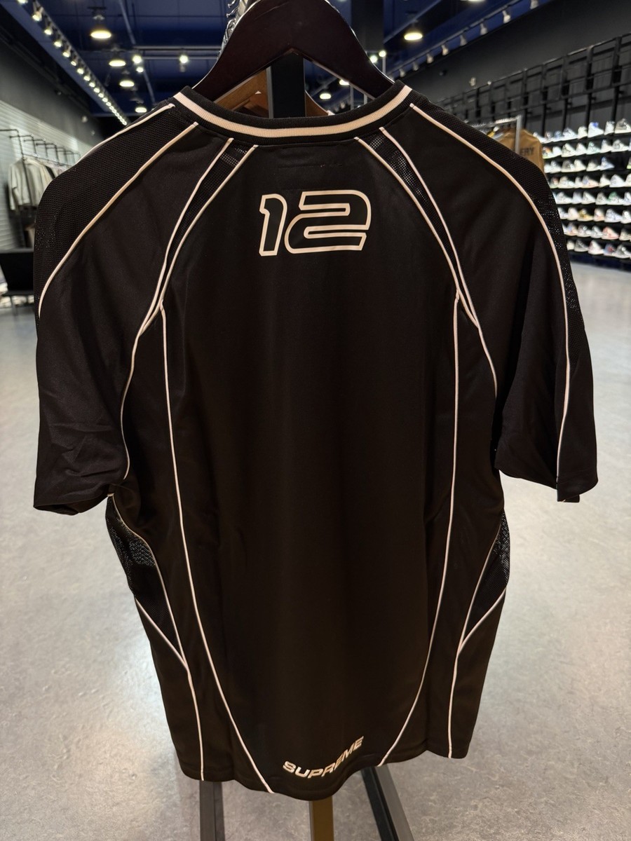Supreme PIPING SOCCER JERSEY FW25 Size Medium Brand New Authentic