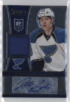 2013-14 Panini Select Rookie Jersey Auto 4/199 Dmitrij Jaskin #251 Auto RC 11ur