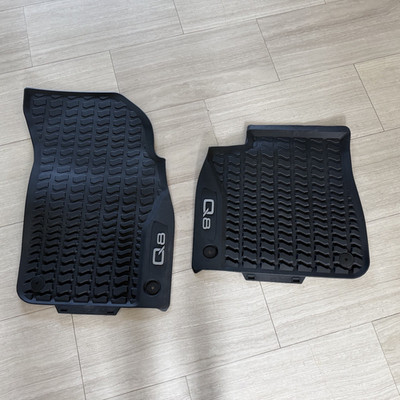 2019-2025 Audi Q8 All Weather Oem Genuine Factory Floor Mats 2pc Set(Front) -NEW