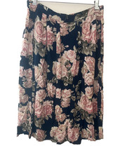 Women's Size 14 Sag Harbor Floral Maxi Skirt