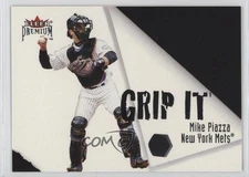 2001 Fleer Premium Grip It and Rip It Mike Piazza Robin Ventura #14GR HOF