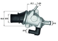 Mahle Thermostat, KüHlmittel TI 125 88 FüR Alfa Romeo Passend FüR Fiat