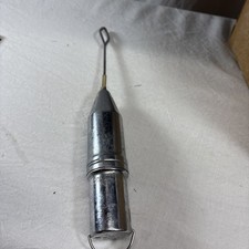 Vintage Battery Operated Chrome Power Cocktail Mixer Stirrer Swizzler Working