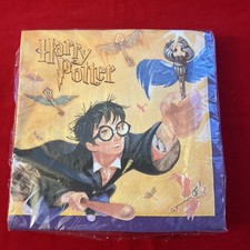 16 Napkins Harry Potter Party Napkins Paper Napkins New and Sealed Made in USA